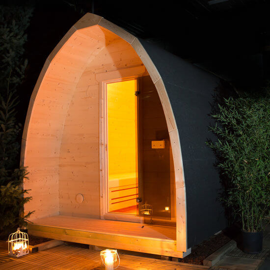 Haringen moord Barmhartig Pod Sauna - Red Cedar - Buitensauna - Ten Dolle Wellness